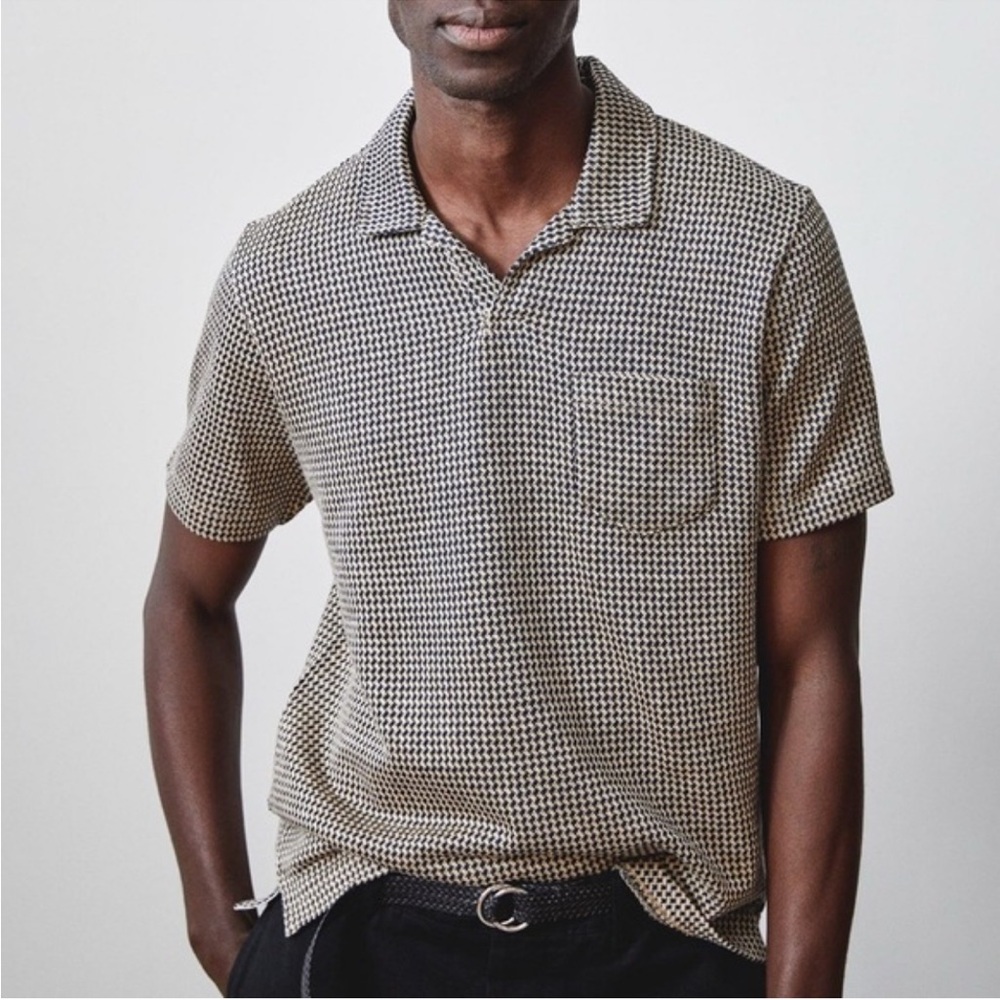 Todd Snyder Montauk Linen/Cotton Polo